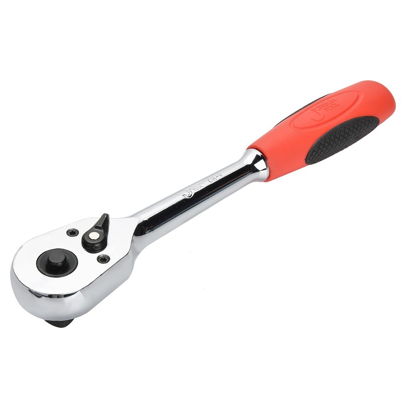 Jetech 1/2 inch Drive Quick Release Soft Grip Ratchet Spanner