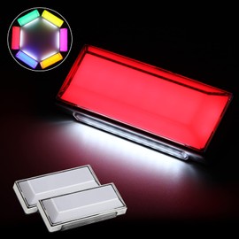 OPPLIGHT LED Side Marker, Shoulder Light Function, Waterproof, IP67 DC10V - 50 V, 12 V/24 V, For Trucks, Red (Marker), White (Shoulder Light), Full Illumination, Non-Polarity, Square Type, LED Marker