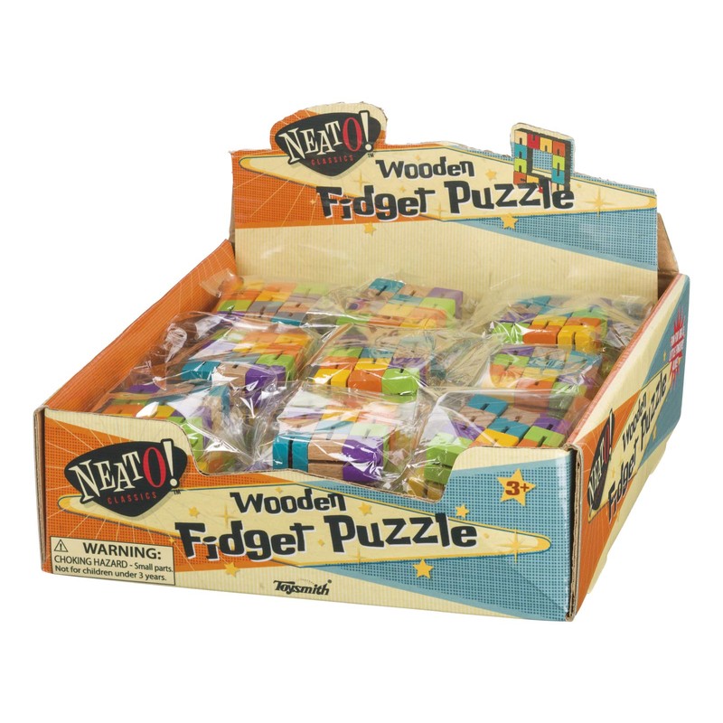 Toysmith Wood Fidget Puzzle
