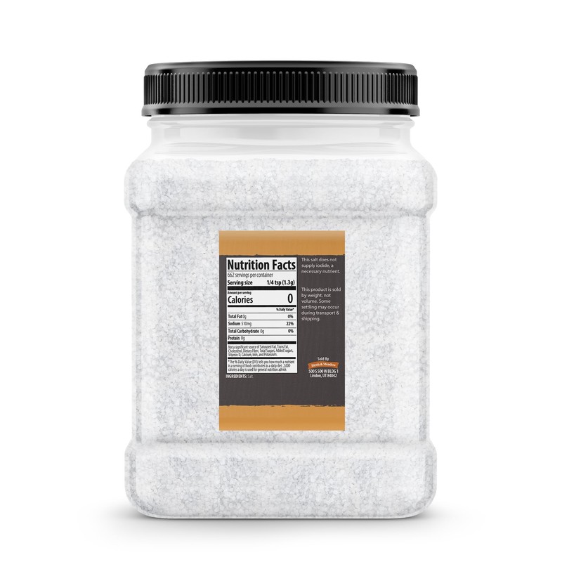 Birch & Meadow Pretzel Salt, Coarse Food-Grade, Natural-Compressed (30.4 Ounce)