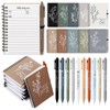 Resurhang 40 Pcs Christian Gift Spiral Journal with Retractable Ballpoint