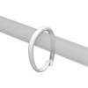 Interdeco Talent – Luina Curtain Rings White Plastic Oval Shower