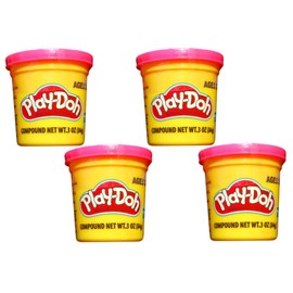 Play-Doh Pink (4 Pack) 3 Ounce Cans