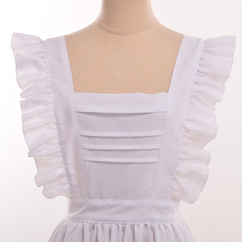 GRACEART Edwardian Viktorianisch Maid Schürze (Reine Baumwolle)