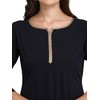 FIORRA - Kurta acampanada de policrepé para mujer, color naranja,
