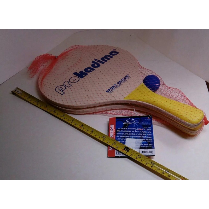 Pro Kadima NEW PRO KADIMA PADDLEBALL BEACH SET 2 PADDLES