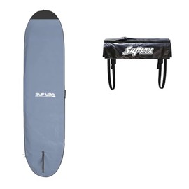 11' Premium SUP USA Paddleboard Bag - SUP Cover, Carrying Bag, Protector (11’ and 12’ Gray) - Paddle Board SUP Protection - (11’ Gray Bag and Tailgate Pad)