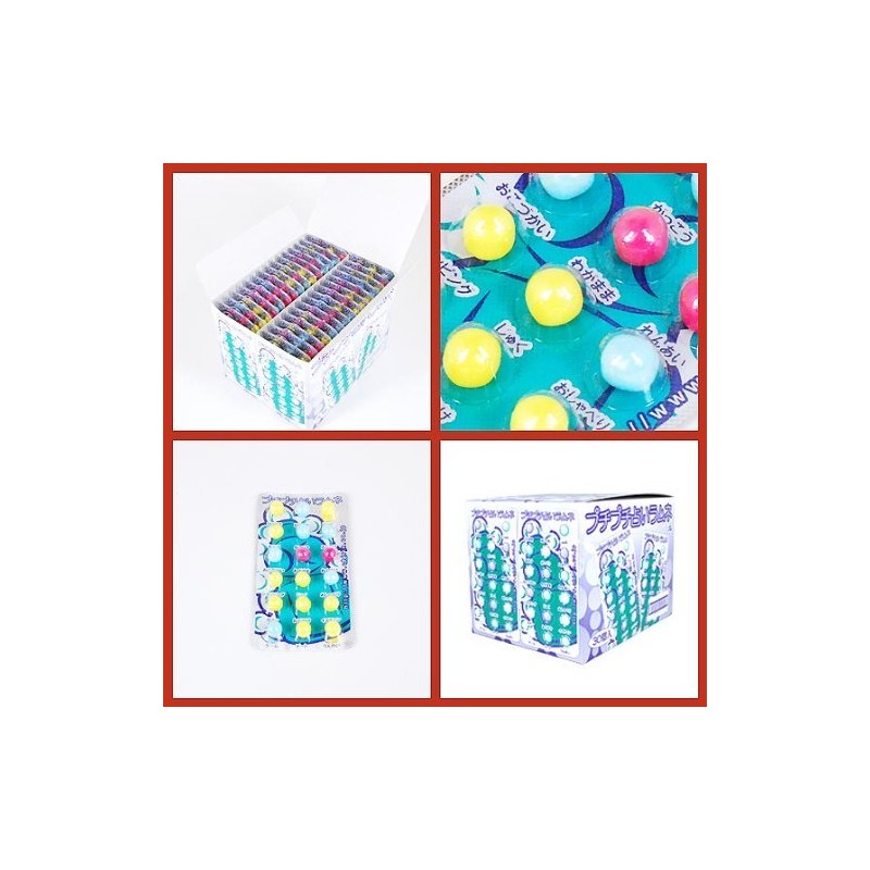Chilin Bubble Puchi Fortune Divination Ramune Pack of 30