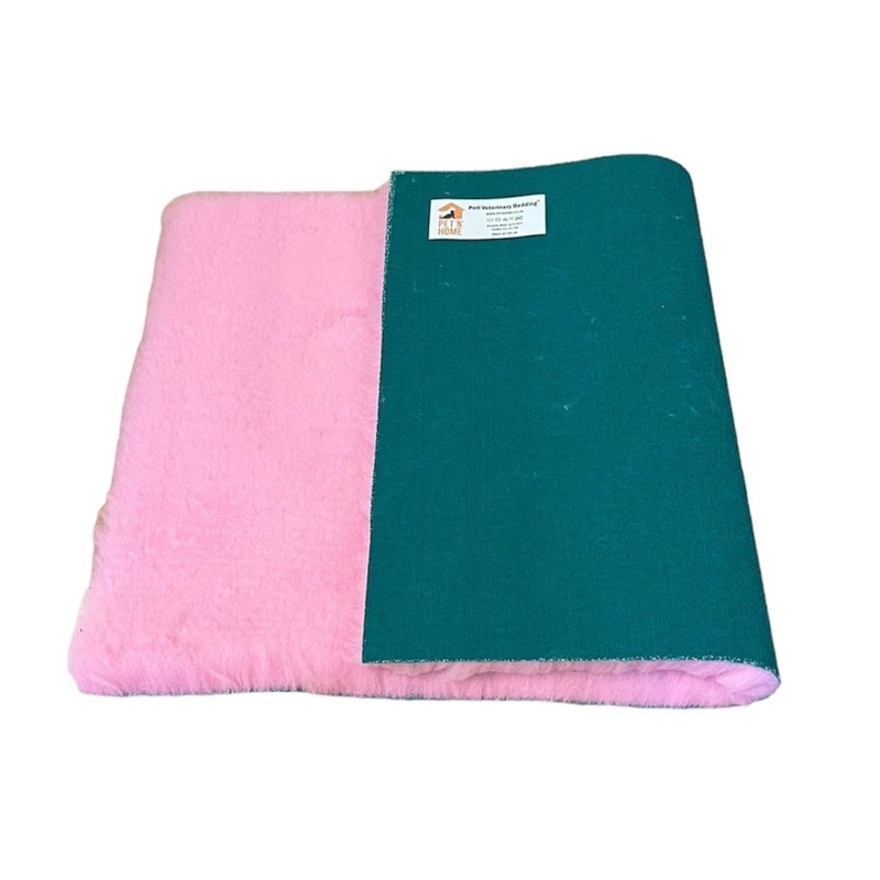 PnH Veterinary Bedding® BLOSSOM PINK Vet Bedding, Whelping Fleece -