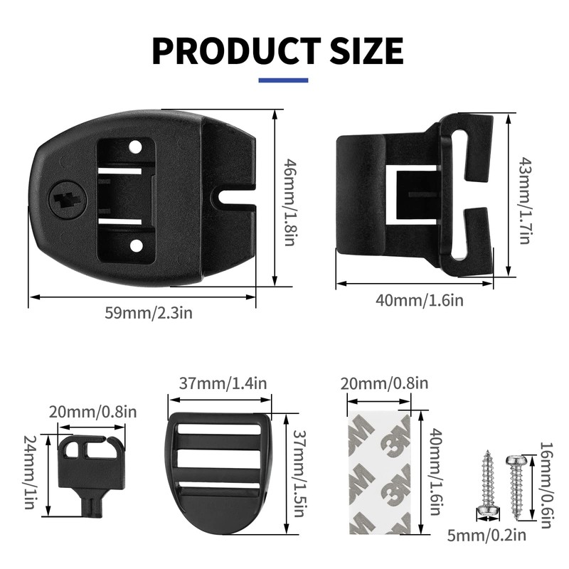 Spa Cover Clips, 6 Pack Hot Tub Cover Clips Broken