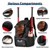 FUZVOL Baseball Bag for Youth Adults Baseball Backpack T-Ball Softball