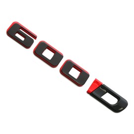 3Pcs Escalade 600 600D Rear Liftgate Emblem 3D Badge Letter 84787581 23440294 84740919 Compatible with fits Escalade (Redline)