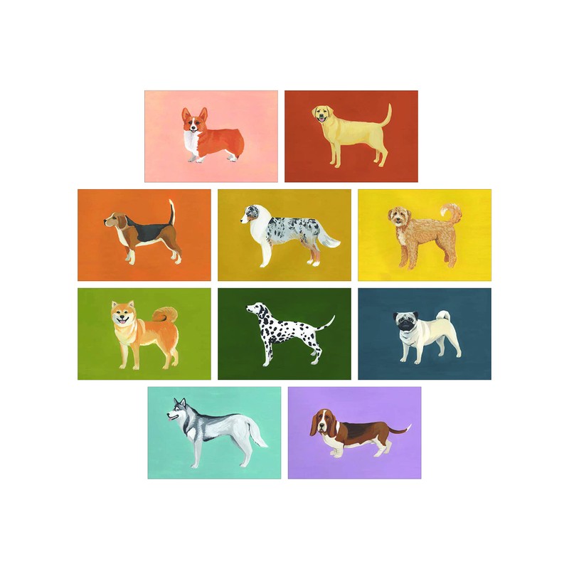 Dog Box: 100 Postcards by 10 Artists
