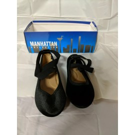 Manhattan collection chantel black flats Shoes, Size 5.5 ~ #62