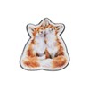 Wrendale Designs - Fox Pin Badge - Matt Silver Plated