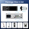 Single Din Car Stereo with CarPlay Android Auto, Touch Screen