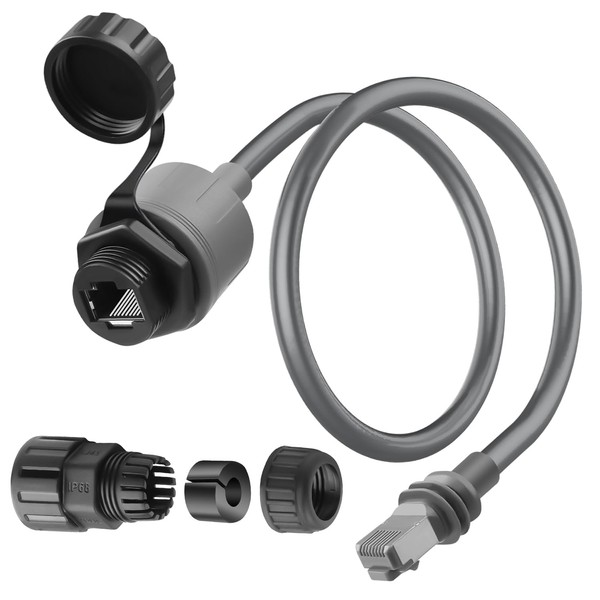 QIANRENON V3 Ethernet Adapter Waterproof Mount Cable for Starlink Gen