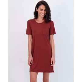 Real Essentials 3 Pack: Women's Short Sleeve Nightgown Dress – Nightshirt Pajama Sleep Shirt Sleepwear (Plus