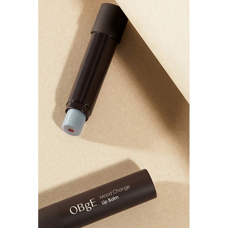 OBge Mood Change Lip Balm, Natural Red (Blueberry..., 1 piece
