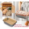 Webake Unbleached Parchment Paper Loaf Pan Liners for Baking Bread