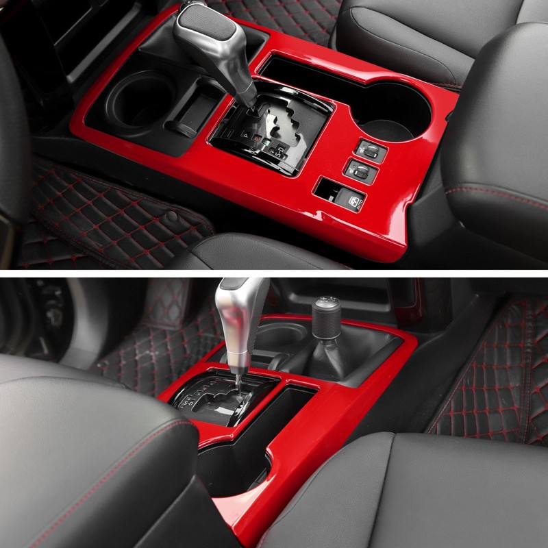 CheroCar Center Console Gear Shift Panel Cover Trim Compatible with