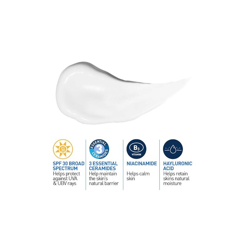 Cerave Loción Hidratante de Rostro Fps30 52ml Hidratante Facial Diario