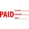 Paid Check No Amount Date with 3 Lines 4915-Self Inking