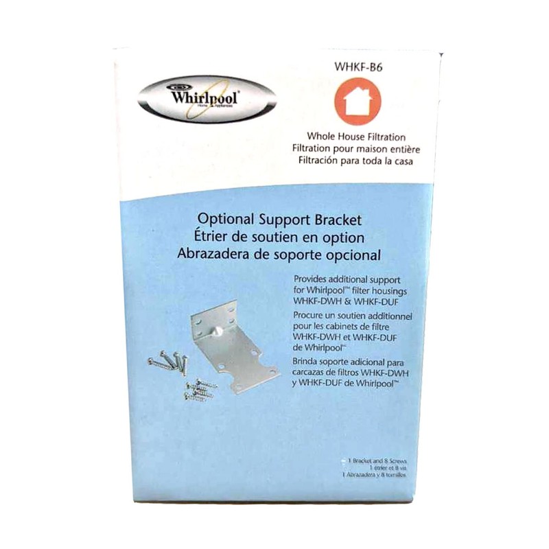 Whirlpool Mounting Brackets for Water Filter Housings #WHKF-B6, Compatible with