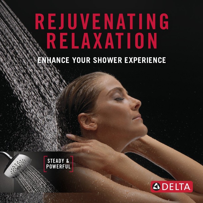 Delta RP64859 Single-Spray Touch Clean Shower Head, Chrome