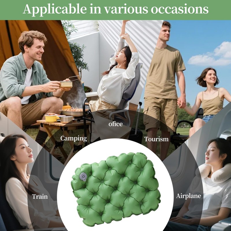EliteEase Inflatable Seat Cushion – Portable Lightweight Waterproof Travel &