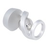 Desktop Suspended Gyroscope Reduce Anxiety Silver Bead Aluminium Alloy Rotating