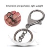 10Pcs Key Chain Plating Non Fading Simple Keychain Bag Buckle