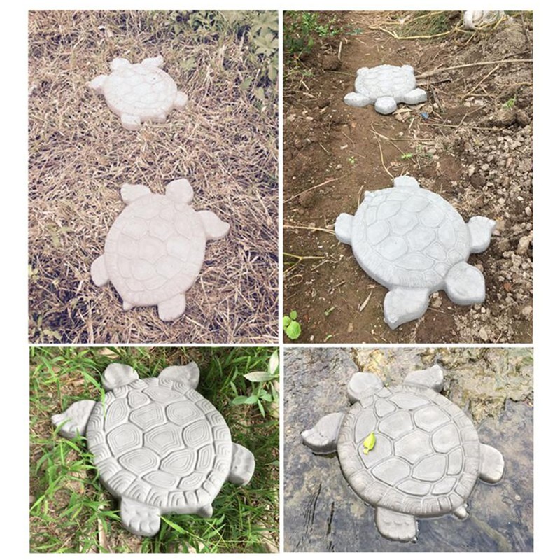 Tortoise Stepping Stone Mold DIY Floor Paving Mould for Garden