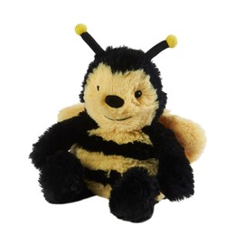 Warmies JUN-BEE-1 Heated Plush Toy, Black/Yellow