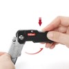 Hyper Tough QUICK-CHANGE FOLDING LOCK-BACK UTILITY KNIFE | ALUMINUM HANDLE