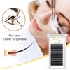 QUEWEL Eyelash Extension Supplies 0.03 D Curl 14mm Classic Individual