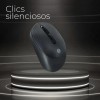 Mouse Techzone Inalámbrico Click Silencioso 1600 Dpi Negro Negro