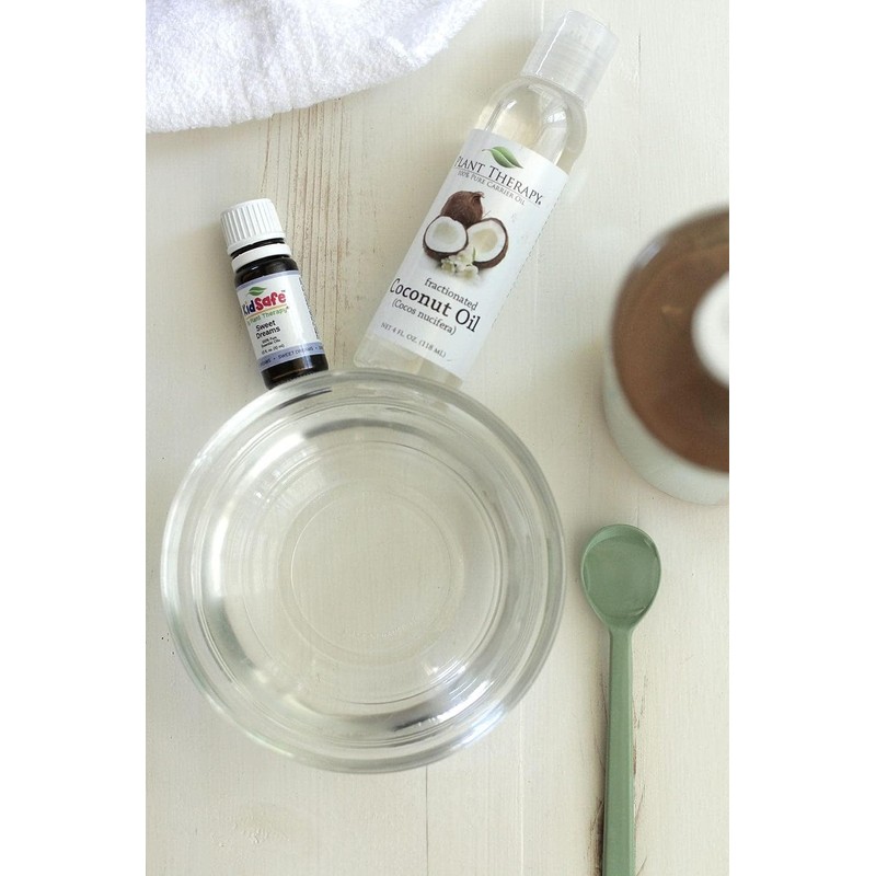 NOW Solutions Fractionated Liquid Coconut Oil, 118mL, Black