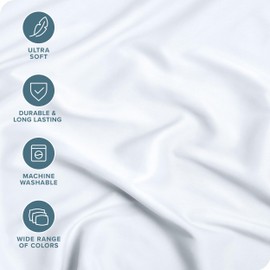 Bare Home 2-Pack Fitted Bottom Sheets Full - Premium 1800 Ultra-Soft Wrinkle Resistant Microfiber - Deep Pocket (Full, White)