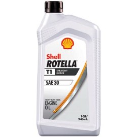 Shell Oil 550019903; Rotella T1 30W Quart Made by Shell Oil