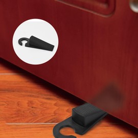 Pack of 6 Door Stopper Wedge for the Floor, Plastic Wedges, Door Stopper, Rubber Door Stopper for Floors, Non-Slip Door Wedge, Durable Door Stopper for All Hard Floors, Indoor and Outdoor Use