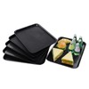Doryh 6 Pack Serving Trays for Eating, Plastic Fast Food
