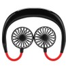 Hands free Neck Hanging USB Charging Outdoor Mini Portable Fan(Black)