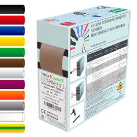 MarketConnect® Heat Shrink Tubing Diameter 9.5 mm Length 15 m Brown Minibox 2:1 Big