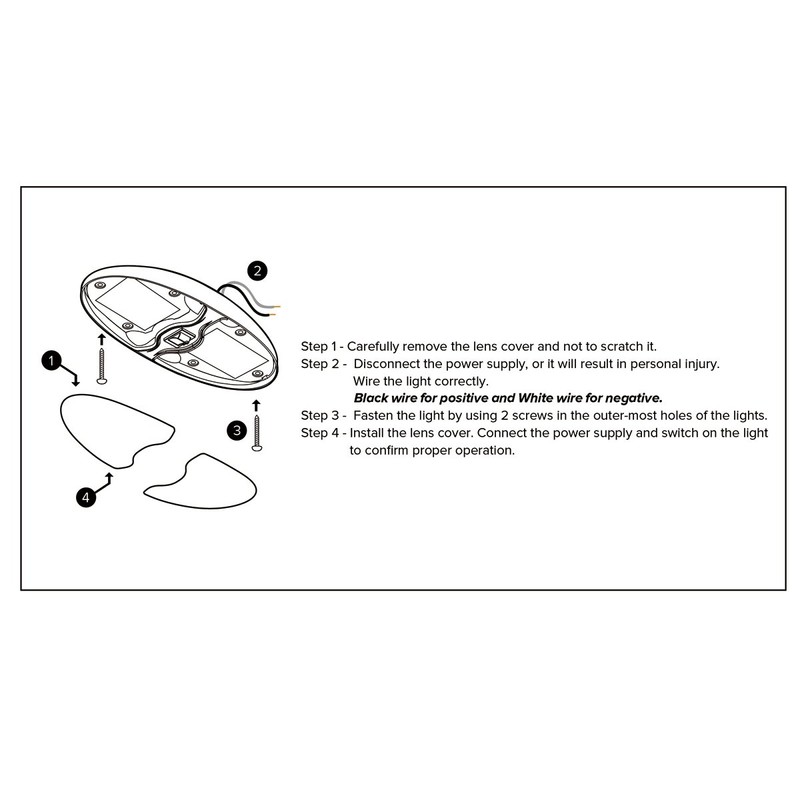 Dream lighting RV Interior LED Ceiling Lights 12V Camper Boat