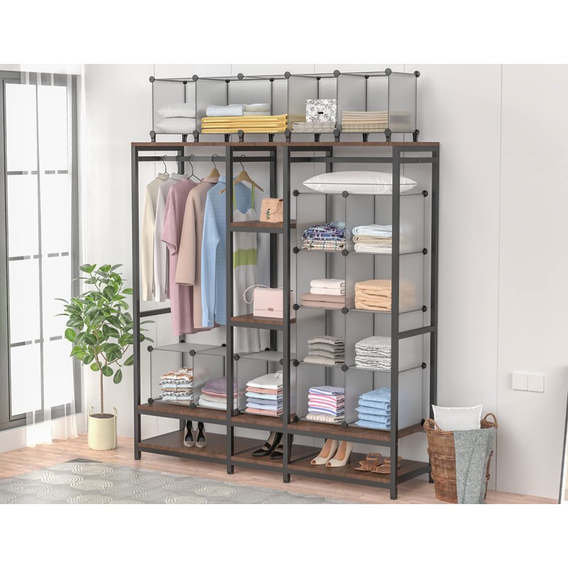 HOMIDEC Closet Organizer, 12-Cube Closet Organizers and Storage, Portable Closet