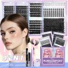 Kit De Extensiones De Pestañas De Alta Capacidad,972 Pcs