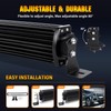 AUXTINGS 42 inch Curved LED Light Bar with Remote Controller