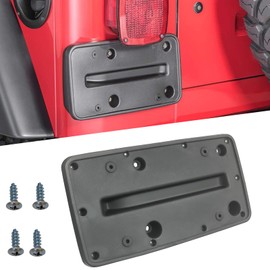 KYYET Rear License Tag Plate Frame Bracket Holder Compatible with 1997 1998 1999 2000 2001 2002 2003 2004 2005 2006 Jeep Wrangler TJ Replace 5517499