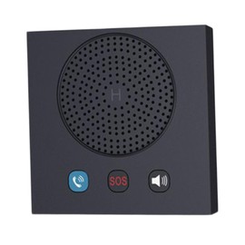 TENOL Cordless Calling System Caregiver Pager Alert System Sturdy Emergency Call Device Bed Alarm for Apartment School House Hotel, Black